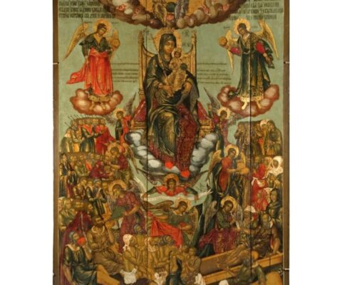 Рассказ об иконе «Богоматерь Всех Скорбящих радость» конца 17-начала 18 века