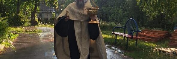 Иерей Алексей Дорохин отслужил молебен в детском саду «Поляночка»