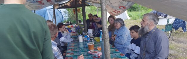 Ученики воскресной школы побывали на месте археологических раскопок города Любутск