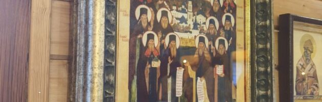 Нашему храму пожертвовали икону Собора Оптинских старцев